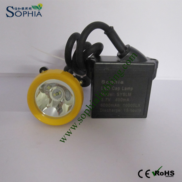 Excellent LED mining cap lamp, li-ion battery, lighting ...